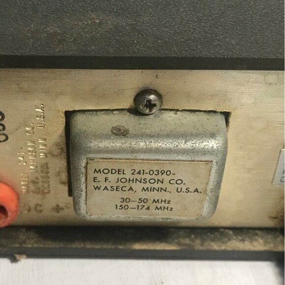 Johnson Duo-Scan FM Monitor Receiver Model 241-0390 30-50 MHz 150-174 MHz - Picture 4 of 14